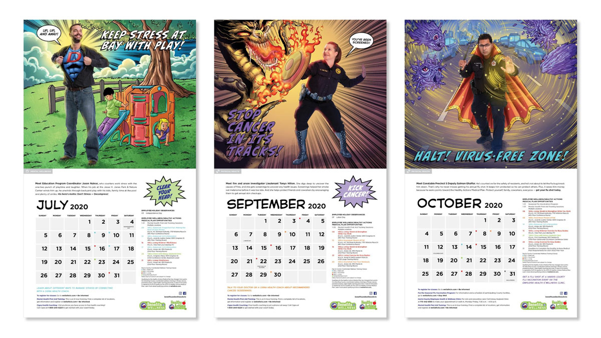 Three calendars